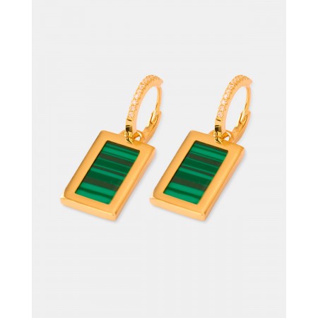 PENDIENTES MINERAL MOP 12X6...