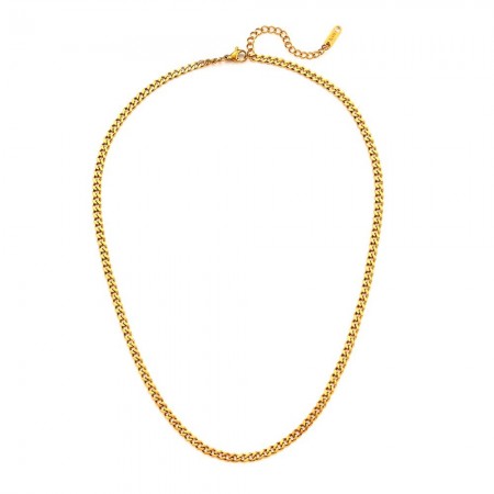 Collar Acero 3Mm Cubano 50+5Cm