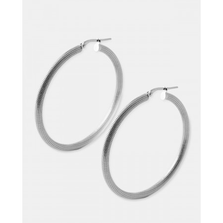 Pendientes Aro 45mm Ext Plata