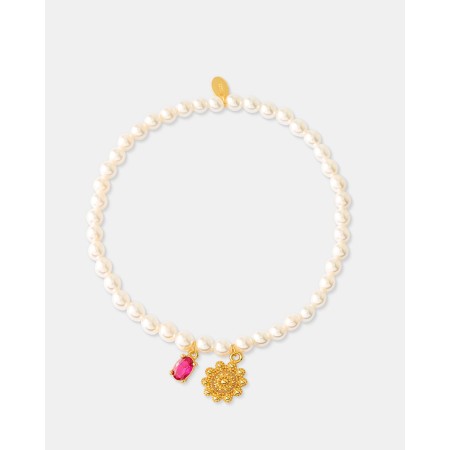 PULSERA PERLAS 4.5MM -...