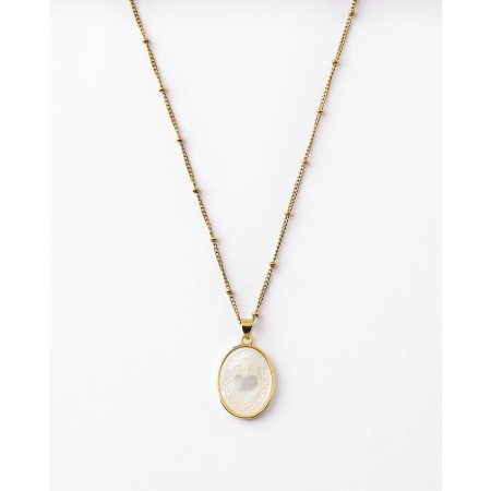 COLLAR MEDALLA NACAR...