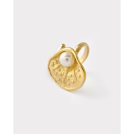 Anillo Concha 22mm Perla...