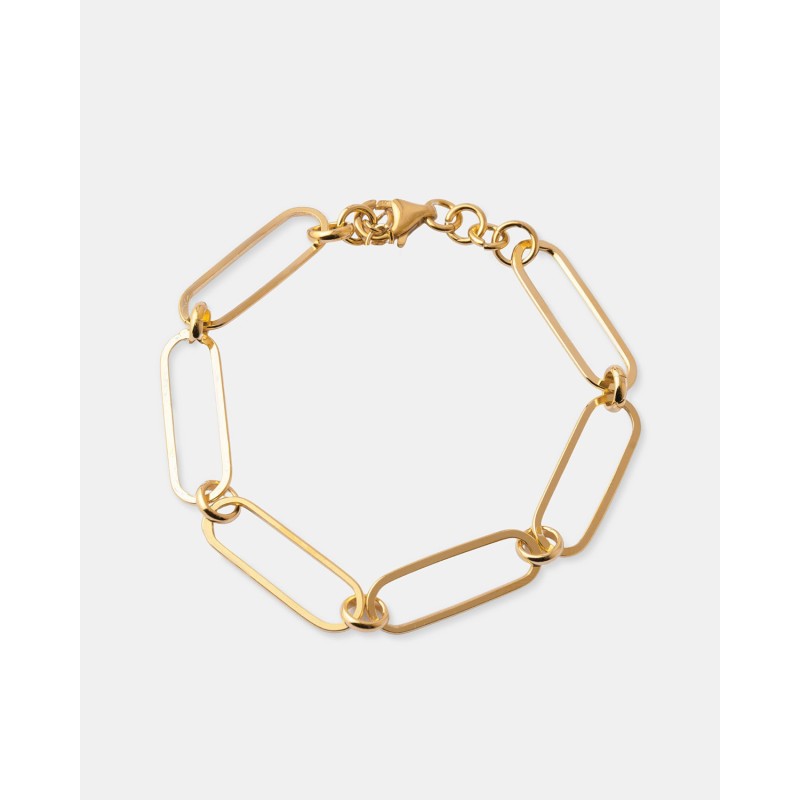 Pulsera Eslabon 22x8mm  Plata