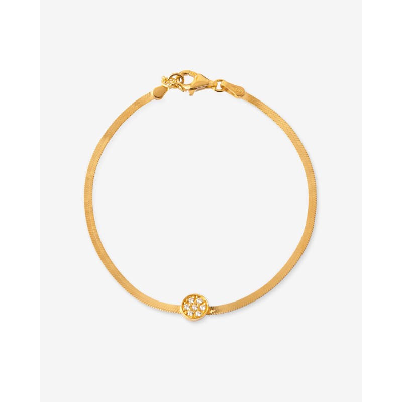 Pulsera Snakeflat 1.8mm Circulo 5.8mm...