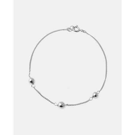 Pulsera Bolas Plata  2