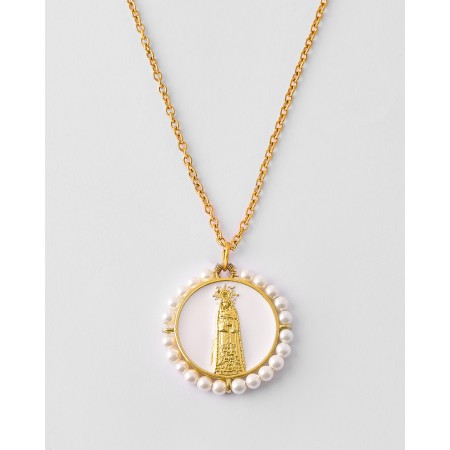 COLLAR ACERO MEDALLA VIRGEN...