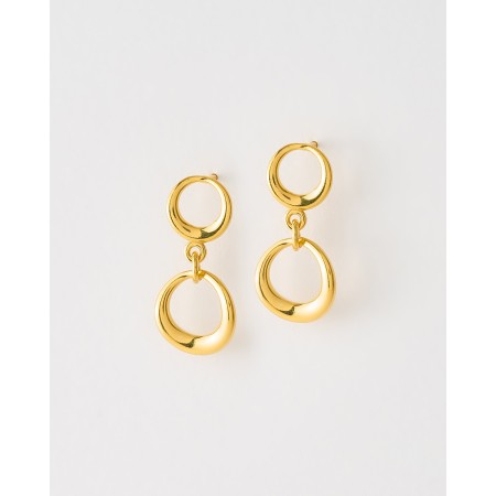 PENDIENTES CIRCULOS 23MM LARGO
