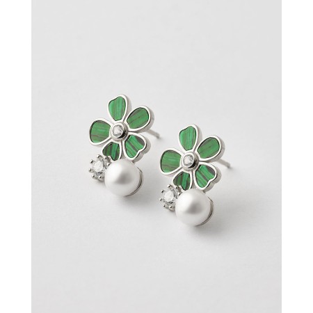 PENDIENTES FLOR MALAQUITA... 2