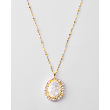 Collar Medalla Virgen...
