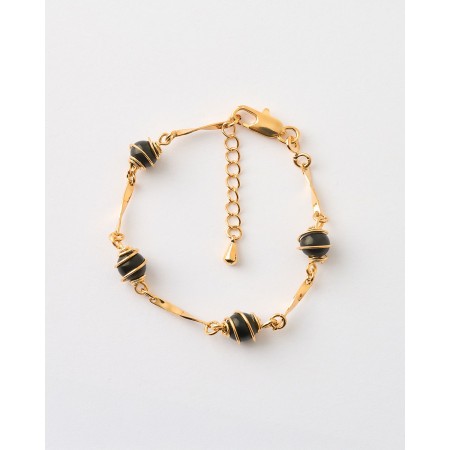 Pulsera Cristales 7mm Negro... 2