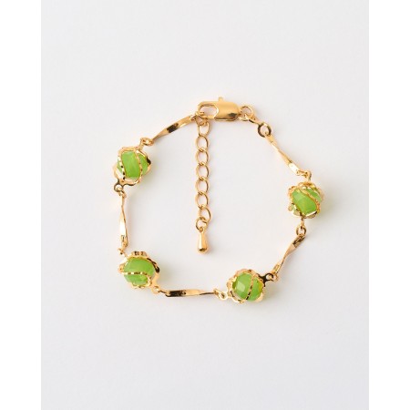 Pulsera Cristales 7mm Verde... 2