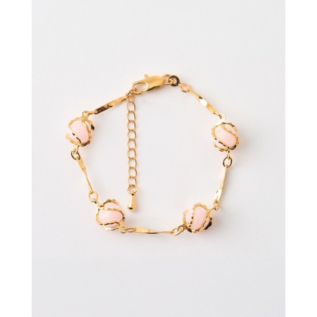 Pulsera Cristales 7mm Rosa... 2