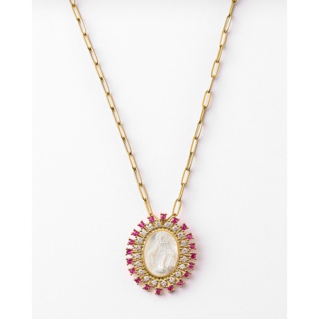 COLLAR MEDALLA VIRGEN MARIA...