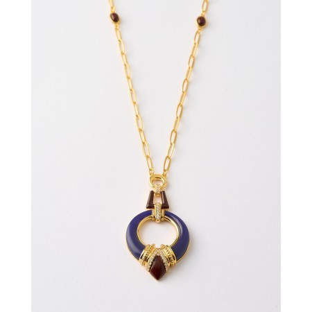 Collar Circulo Punta De...