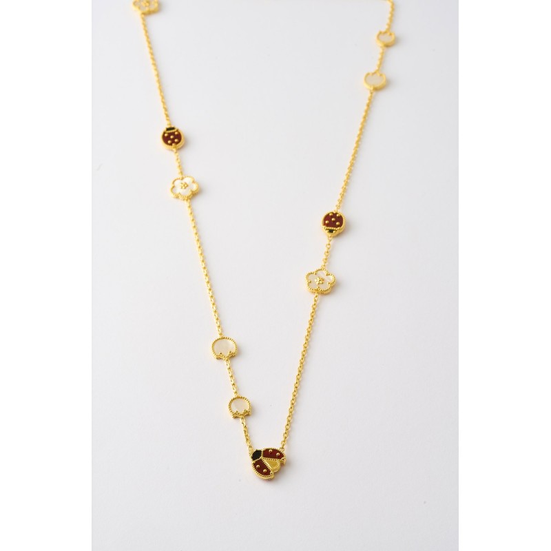 COLLAR 80CM MOTIVOS FLOR, MARIQUITA Y...