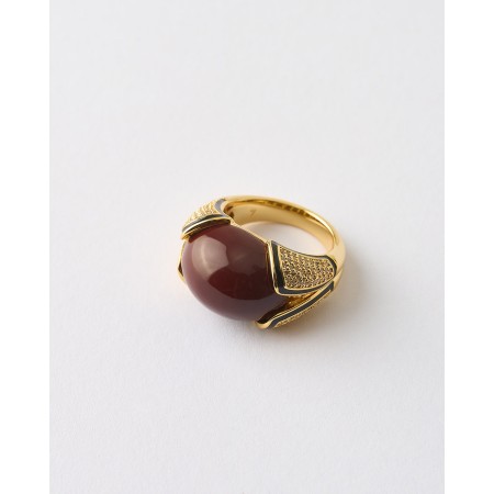 ANILLO CABUJON OVALADO...