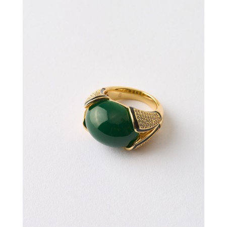 ANILLO CABUJON OVALADO...