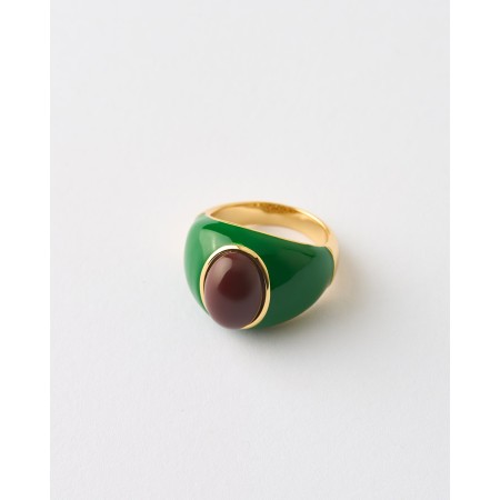 ANILLO CABUJON OVALADO...