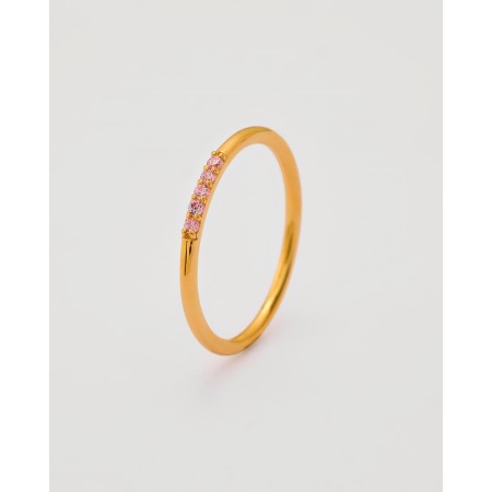 ANILLO TIRA DE 5 CIRCONITAS...