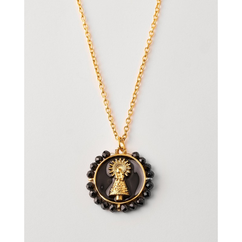 Collar Medalla Virgen Del Pilar 