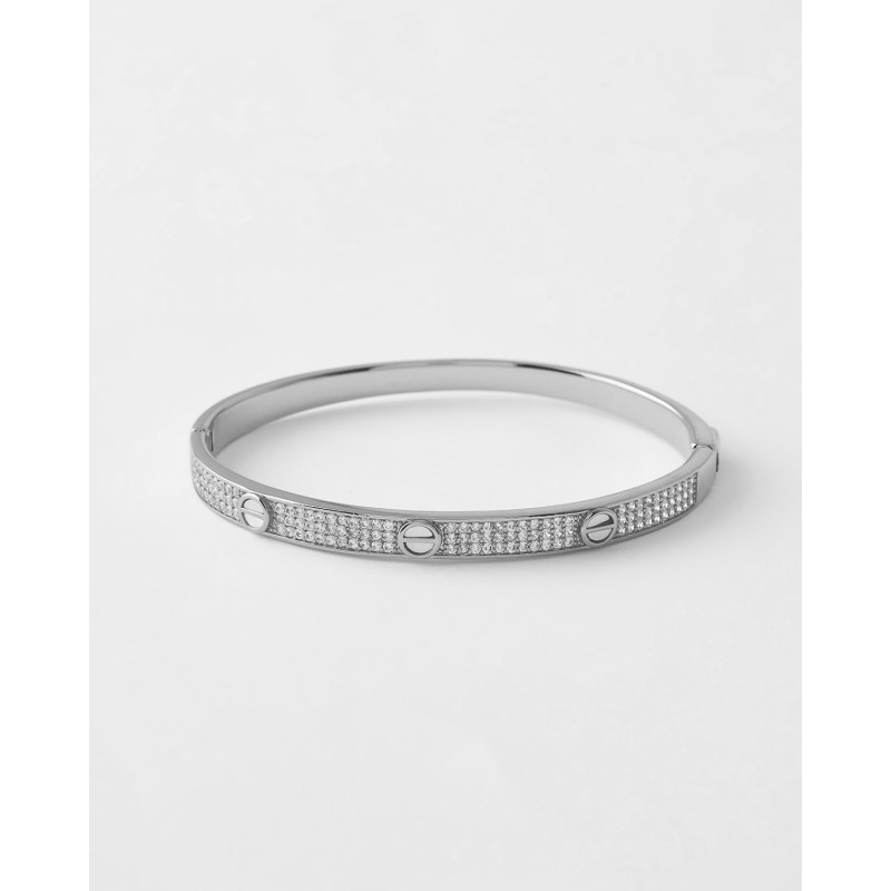 BRAZALETE CIRCULOS MADRE PERLA Y...