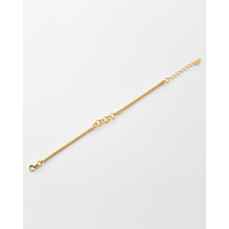 PULSERA CORDON Y ANILLAS -...