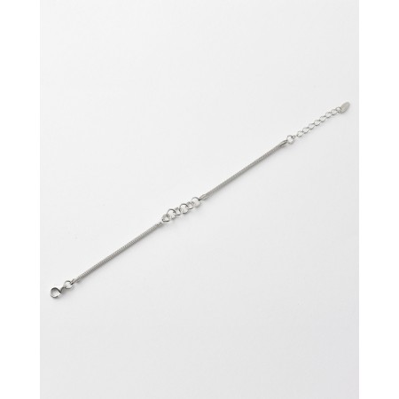 PULSERA CORDON Y ANILLAS -...