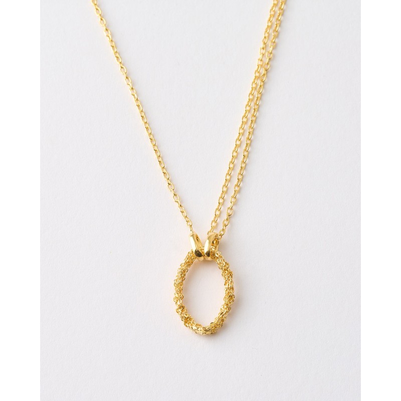 COLLAR OVALO TEXTURIZADO 20MM -...