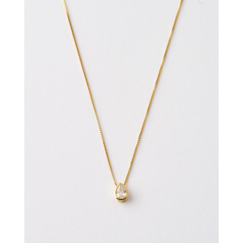 COLLAR PUNTO DE LUZ LAGRIMA 7X5MM -...