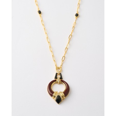 Collar Circulo Punta De...