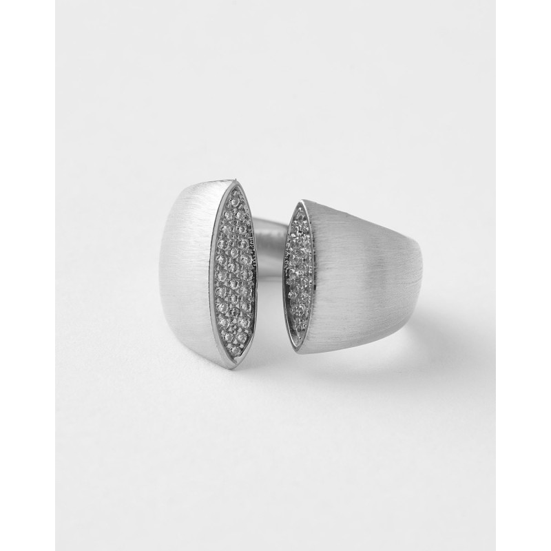 ANILLO ANCHO DOBLE HOJA CIRCONITAS...