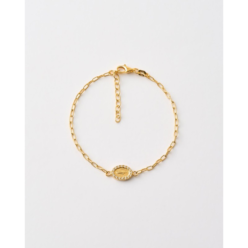 PULSERA MEDALLA IRGEN MILAGROSA Y...