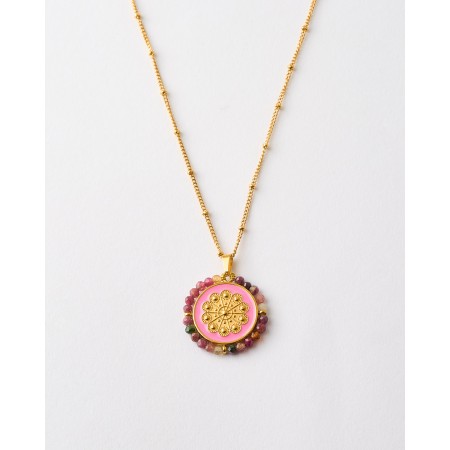 COLLAR MEDALLA BOTON CHARRO...