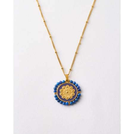 COLLAR MEDALLA BOTON CHARRO...