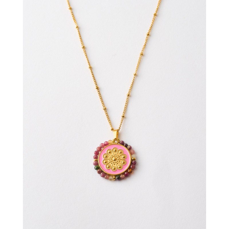 COLLAR MEDALLA BOTON CHARRO 20MM...