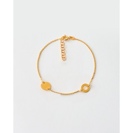 PULSERA CIRCULO Y CIRCULO -...