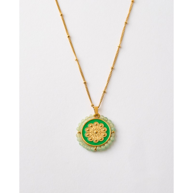 COLLAR MEDALLA BOTON CHARRO 20MM...