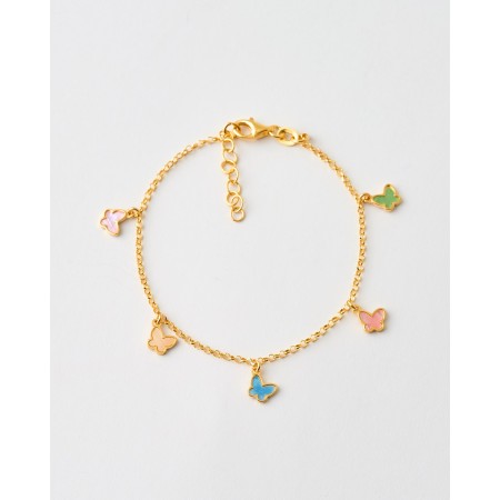 PULSERA MARIPOSAS 6MM MADRE...