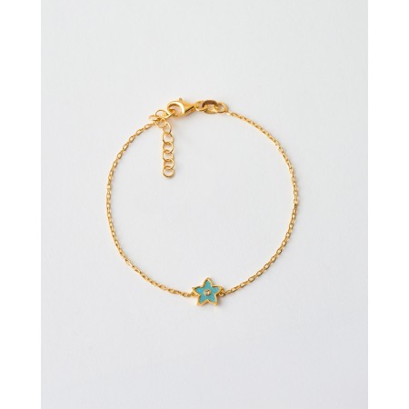 PULSERA FLOR 8MM MADREPERLA...