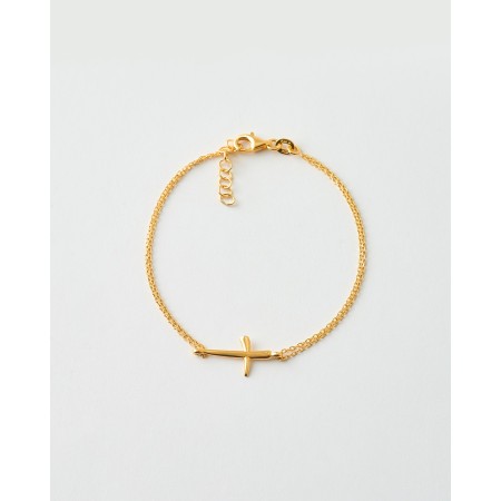 PULSERA CRUZ 15X10MM DOBLE...