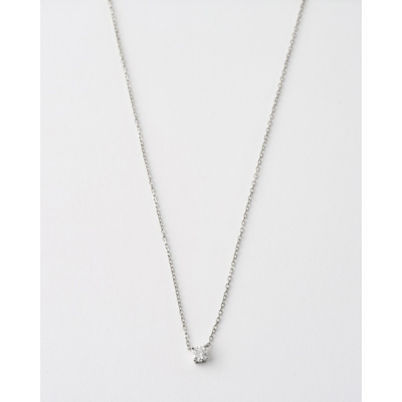 COLLAR MOISSANITA REDONDA 5MM - 0.5CT...