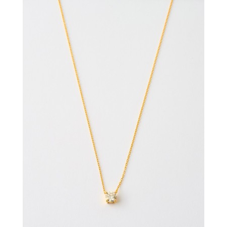 COLLAR MOISSANITA REDONDA...