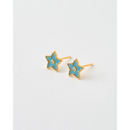 PENDIENTES MINI FLOR 7MM...