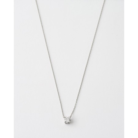 COLLAR MOISSANITA REDONDA...