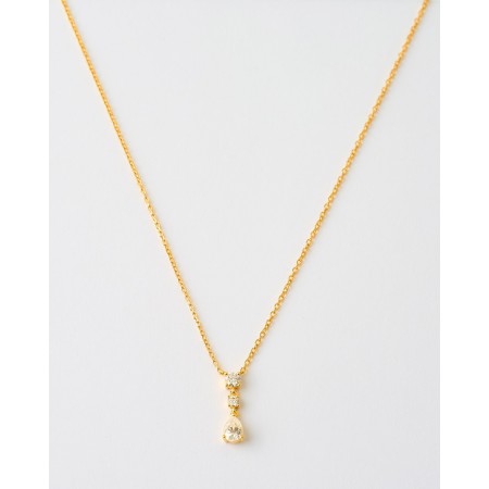 COLLAR MOISSANITA LAGRIMA...