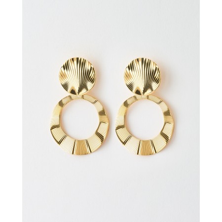 PENDIENTES DOBLE CIRCULO...