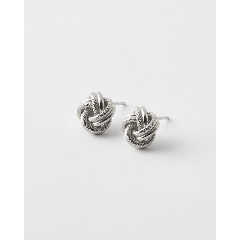 PENDIENTES BOTON NUDO DOBLE 1.1CM