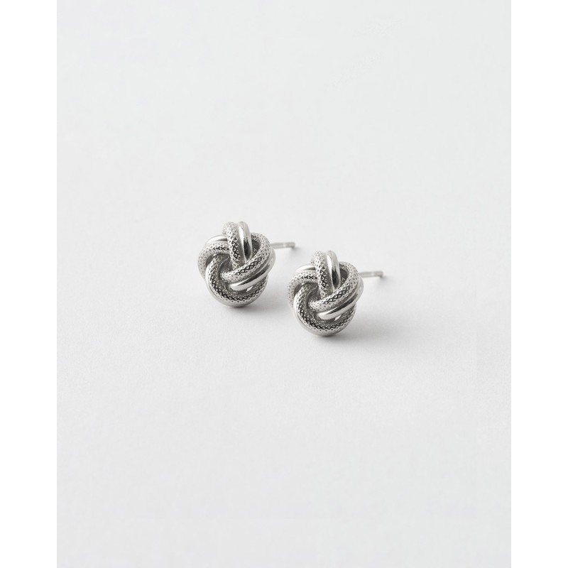 PENDIENTES BOTON NUDO DOBLE 0..9CM