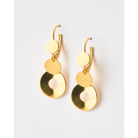 PENDIENTES TRIPLE CIRCULO...