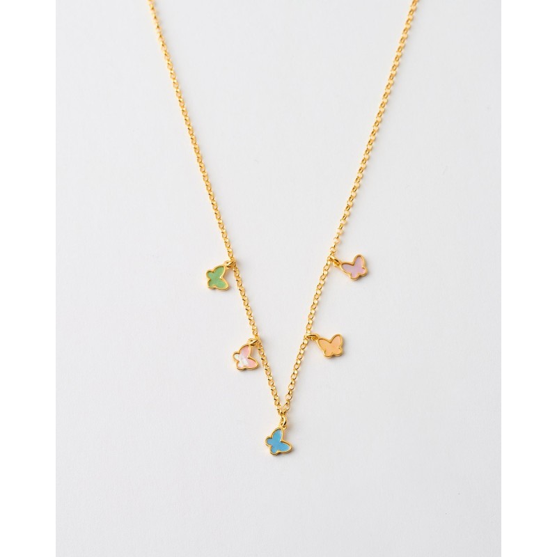 COLLAR MARIPOSAS 6MM MADRE PERLA...